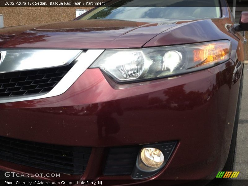Basque Red Pearl / Parchment 2009 Acura TSX Sedan
