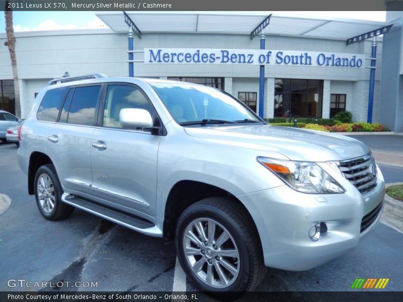 Mercury Silver Metallic / Cashmere 2011 Lexus LX 570