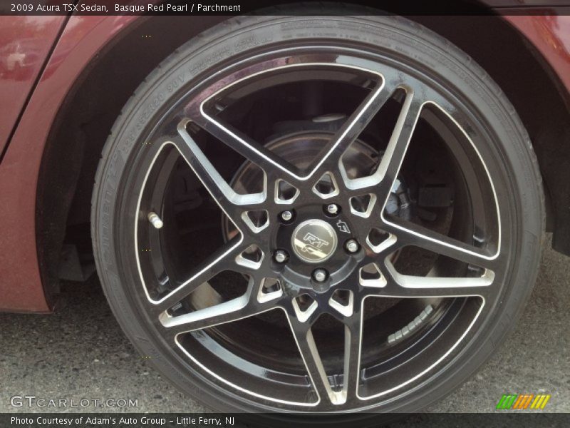 Basque Red Pearl / Parchment 2009 Acura TSX Sedan