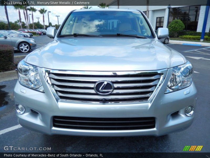 Mercury Silver Metallic / Cashmere 2011 Lexus LX 570