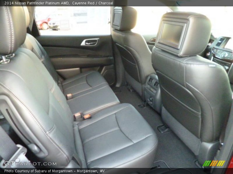 Rear Seat of 2014 Pathfinder Platinum AWD