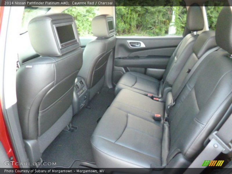 Rear Seat of 2014 Pathfinder Platinum AWD