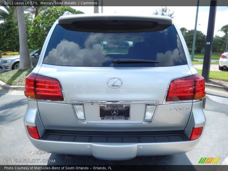 Mercury Silver Metallic / Cashmere 2011 Lexus LX 570