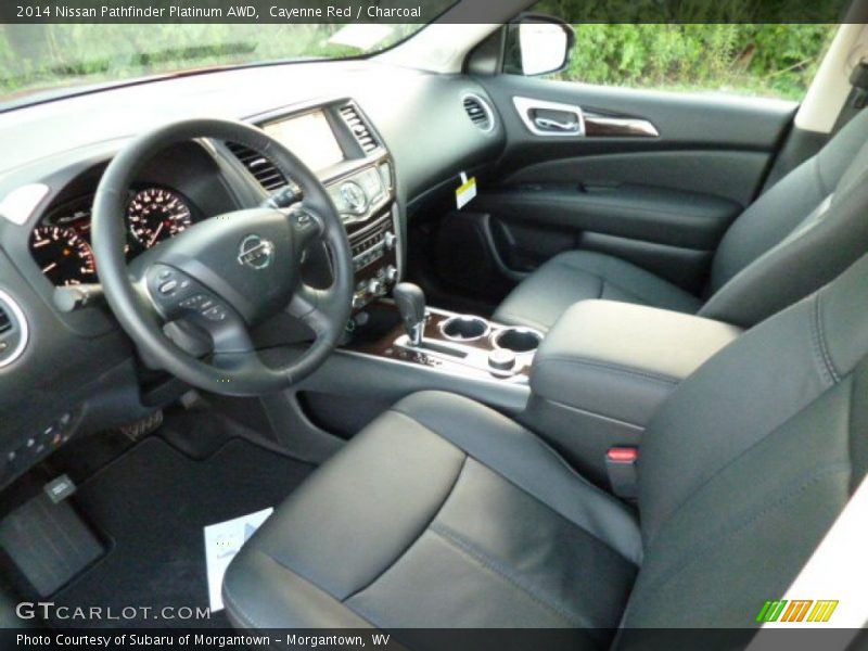 Charcoal Interior - 2014 Pathfinder Platinum AWD 