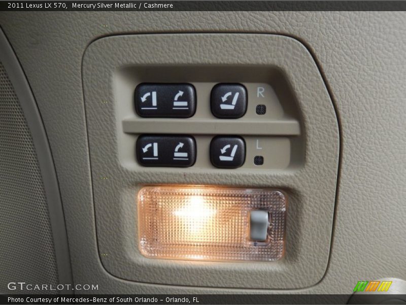 Controls of 2011 LX 570