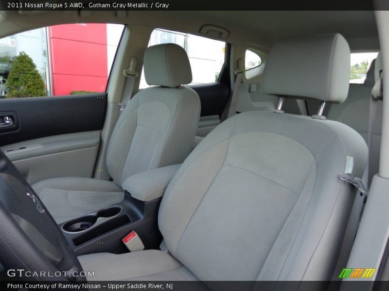 Gotham Gray Metallic / Gray 2011 Nissan Rogue S AWD