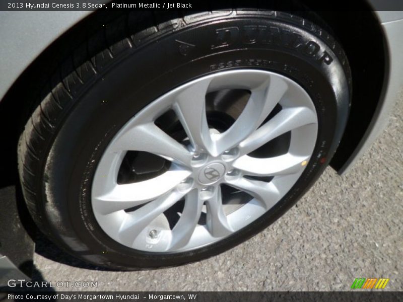Platinum Metallic / Jet Black 2013 Hyundai Genesis 3.8 Sedan