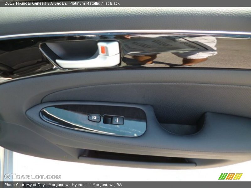 Platinum Metallic / Jet Black 2013 Hyundai Genesis 3.8 Sedan