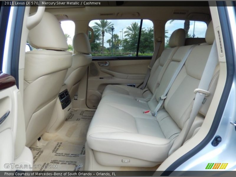 Rear Seat of 2011 LX 570