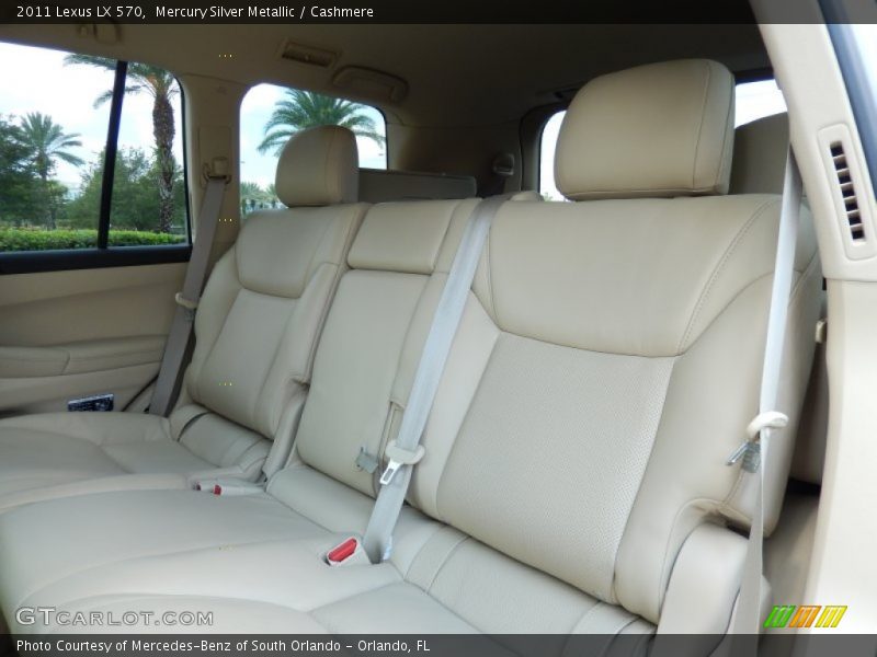 Rear Seat of 2011 LX 570