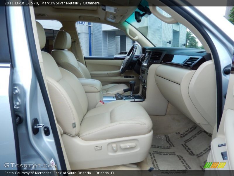 Front Seat of 2011 LX 570