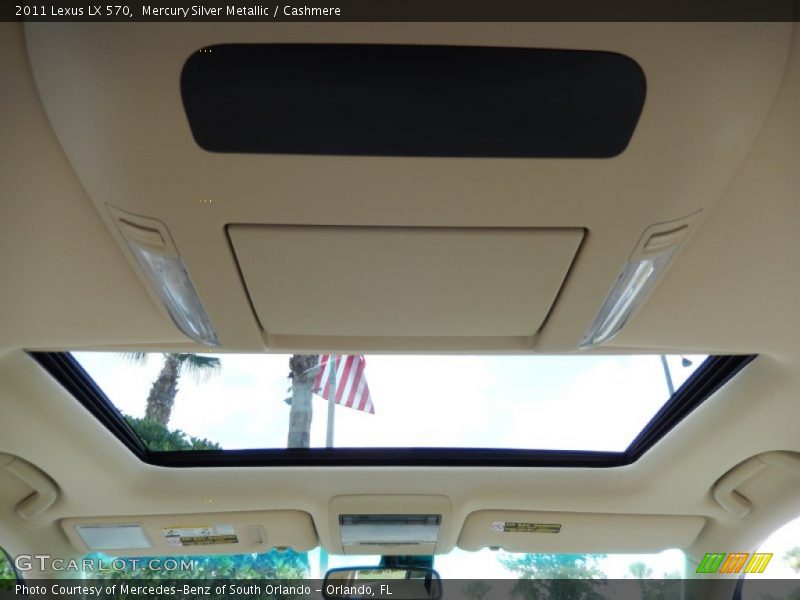 Mercury Silver Metallic / Cashmere 2011 Lexus LX 570