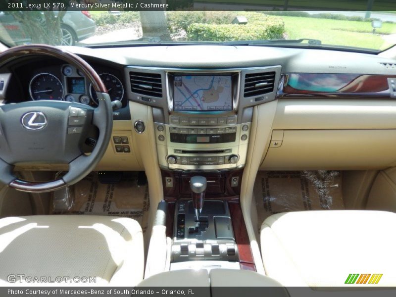 Mercury Silver Metallic / Cashmere 2011 Lexus LX 570