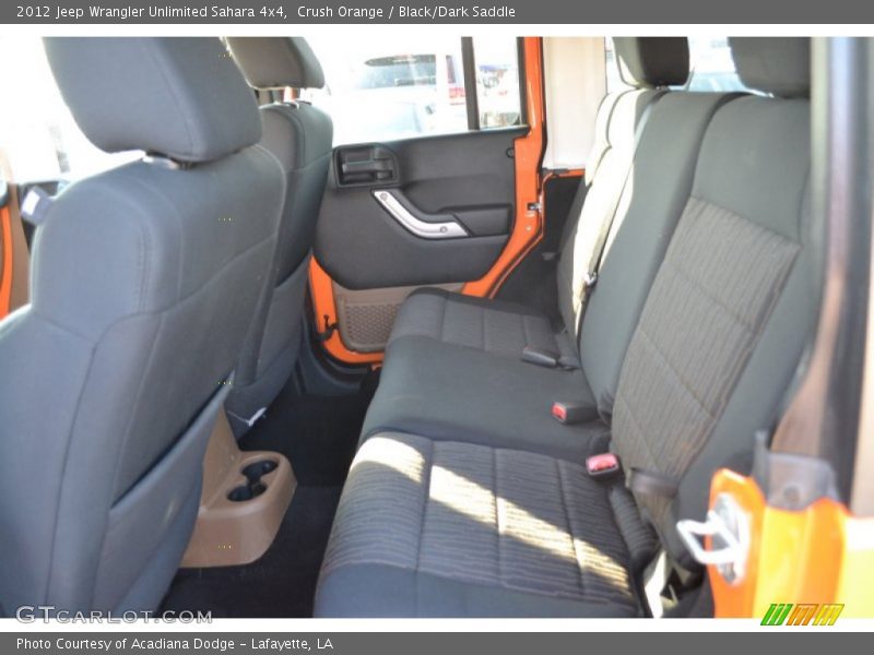 Crush Orange / Black/Dark Saddle 2012 Jeep Wrangler Unlimited Sahara 4x4