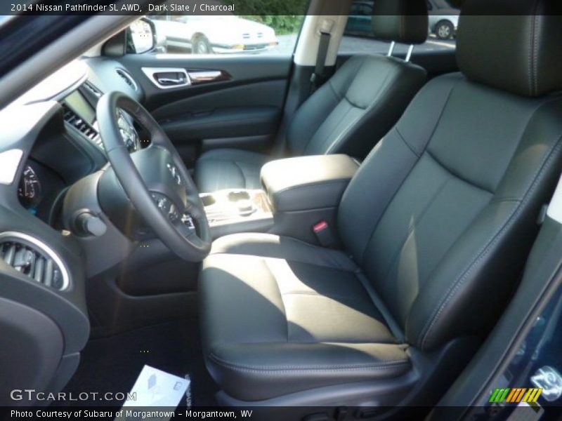 Front Seat of 2014 Pathfinder SL AWD