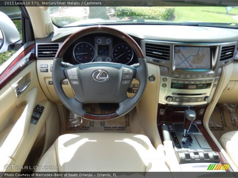 Dashboard of 2011 LX 570