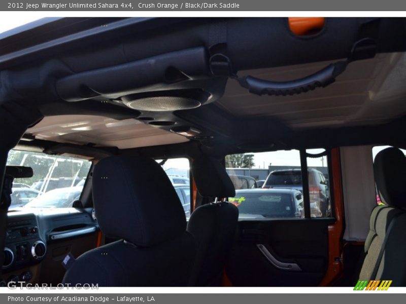 Crush Orange / Black/Dark Saddle 2012 Jeep Wrangler Unlimited Sahara 4x4