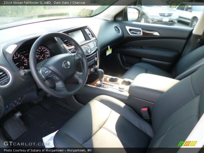  2014 Pathfinder SL AWD Charcoal Interior