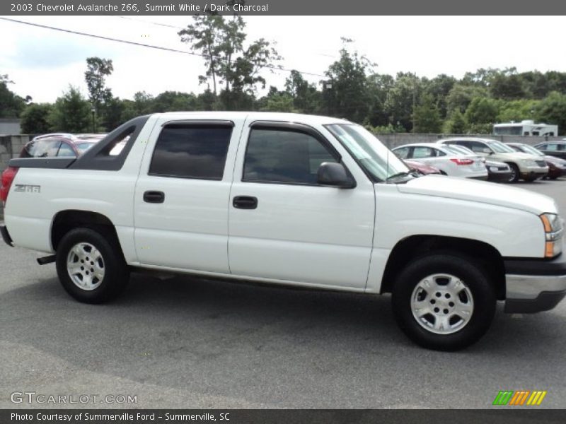 Summit White / Dark Charcoal 2003 Chevrolet Avalanche Z66