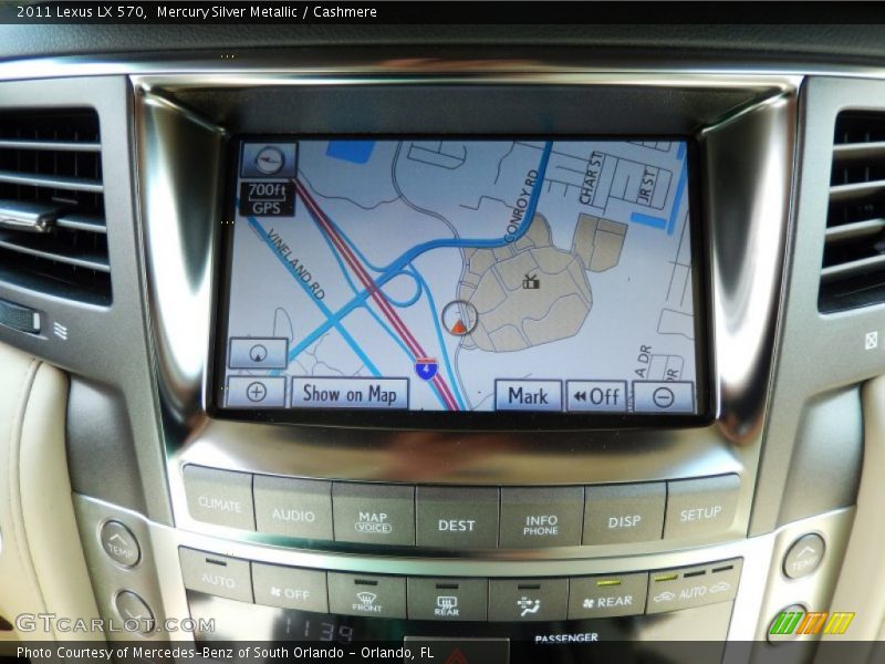 Navigation of 2011 LX 570