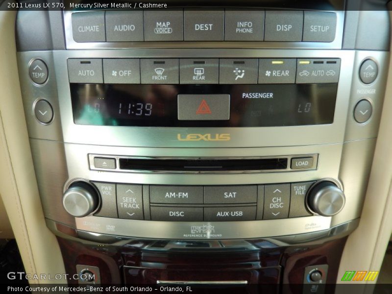 Controls of 2011 LX 570