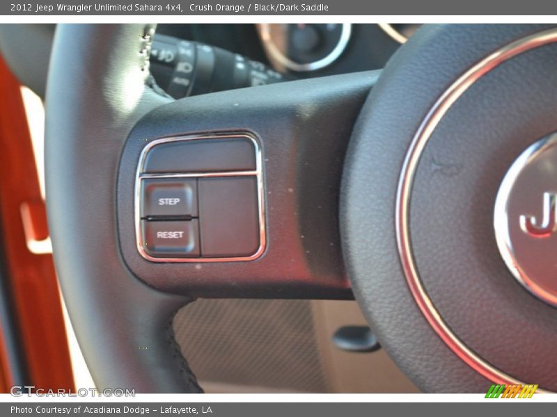 Crush Orange / Black/Dark Saddle 2012 Jeep Wrangler Unlimited Sahara 4x4