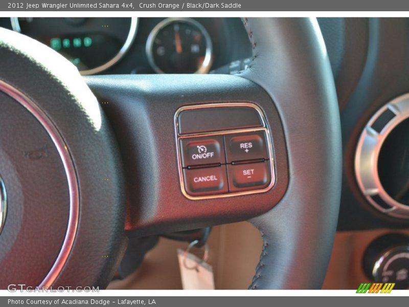 Crush Orange / Black/Dark Saddle 2012 Jeep Wrangler Unlimited Sahara 4x4