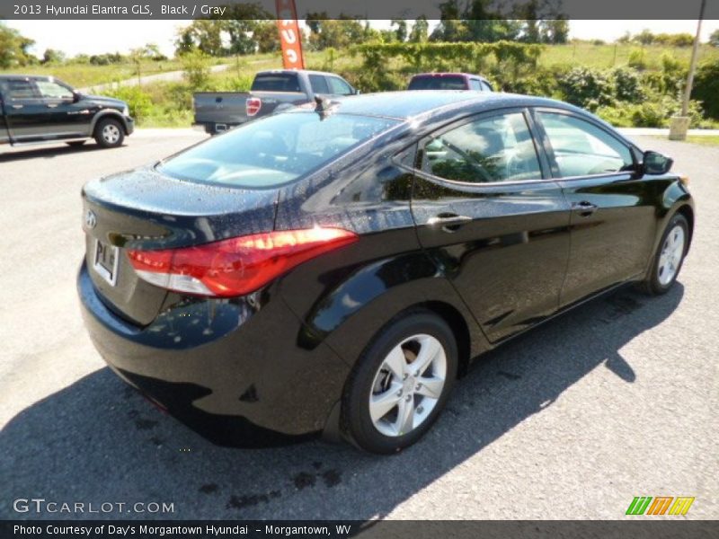 Black / Gray 2013 Hyundai Elantra GLS