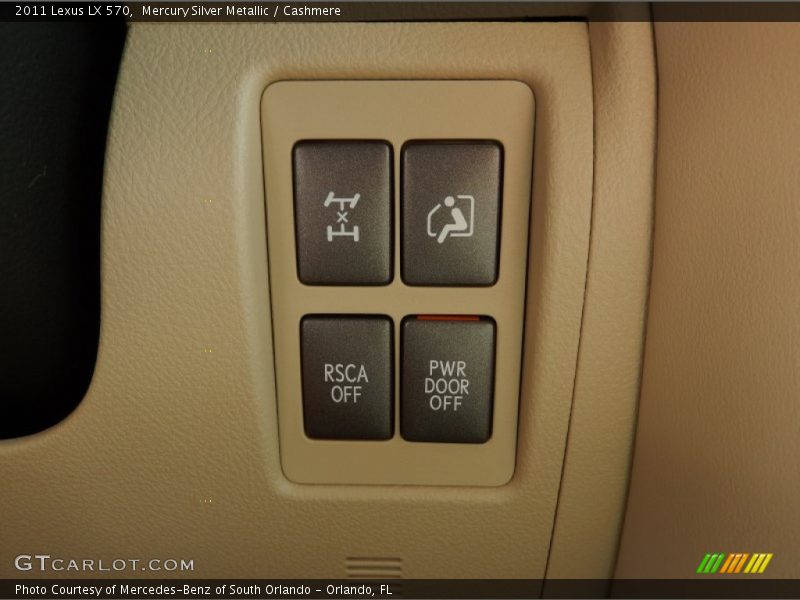 Controls of 2011 LX 570