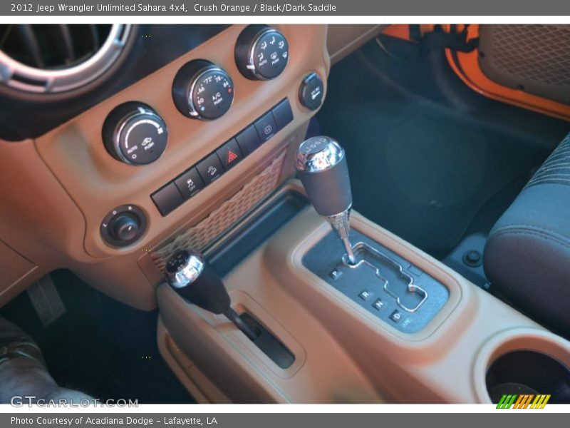Crush Orange / Black/Dark Saddle 2012 Jeep Wrangler Unlimited Sahara 4x4