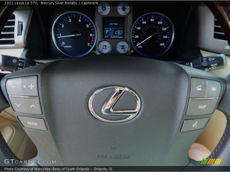 Mercury Silver Metallic / Cashmere 2011 Lexus LX 570