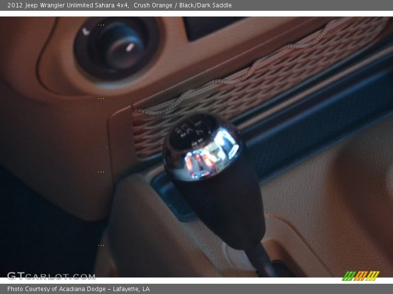 Crush Orange / Black/Dark Saddle 2012 Jeep Wrangler Unlimited Sahara 4x4