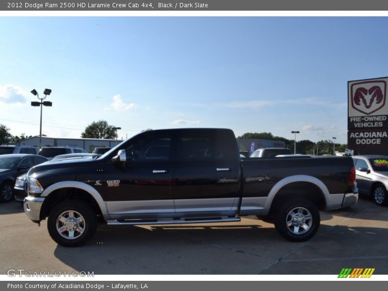 Black / Dark Slate 2012 Dodge Ram 2500 HD Laramie Crew Cab 4x4