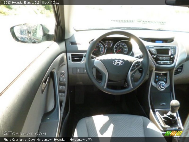 Black / Gray 2013 Hyundai Elantra GLS