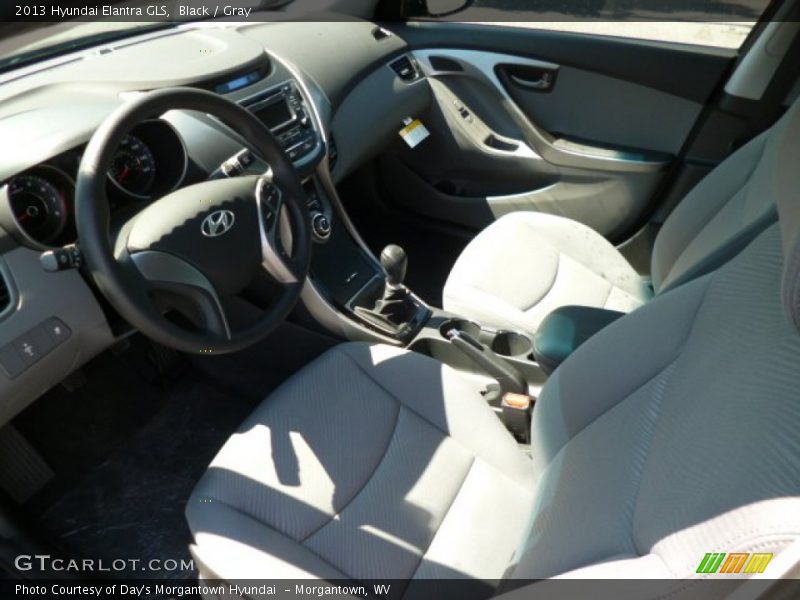 Black / Gray 2013 Hyundai Elantra GLS