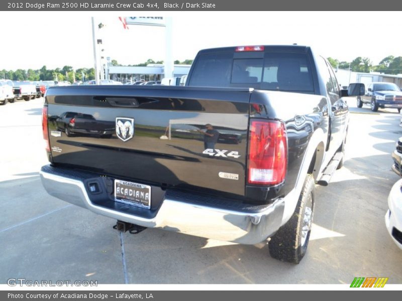 Black / Dark Slate 2012 Dodge Ram 2500 HD Laramie Crew Cab 4x4