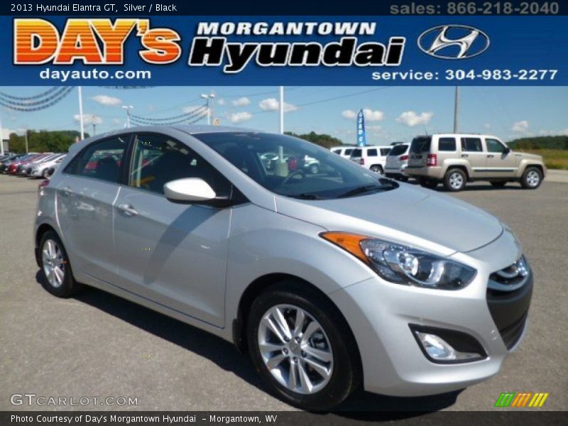 Silver / Black 2013 Hyundai Elantra GT