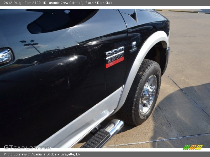 Black / Dark Slate 2012 Dodge Ram 2500 HD Laramie Crew Cab 4x4