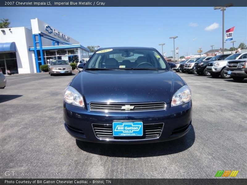 Imperial Blue Metallic / Gray 2007 Chevrolet Impala LS