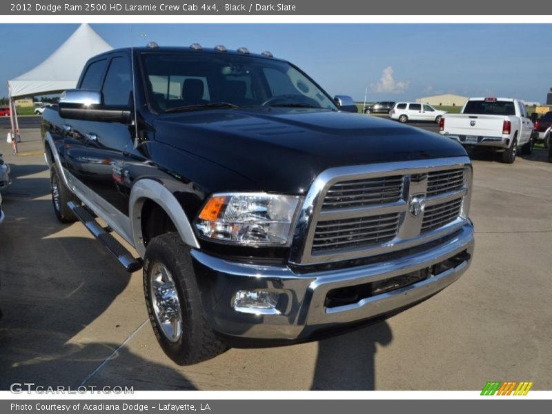 Black / Dark Slate 2012 Dodge Ram 2500 HD Laramie Crew Cab 4x4
