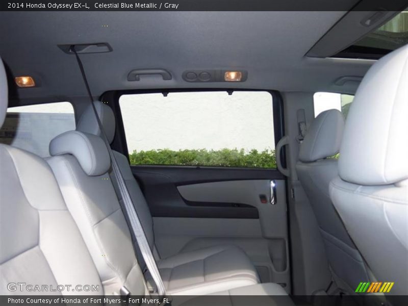 Celestial Blue Metallic / Gray 2014 Honda Odyssey EX-L