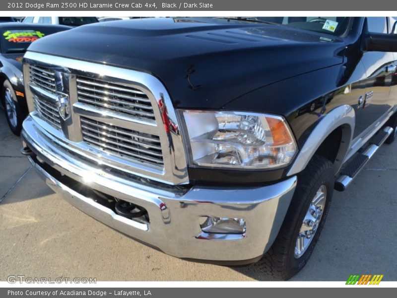 Black / Dark Slate 2012 Dodge Ram 2500 HD Laramie Crew Cab 4x4