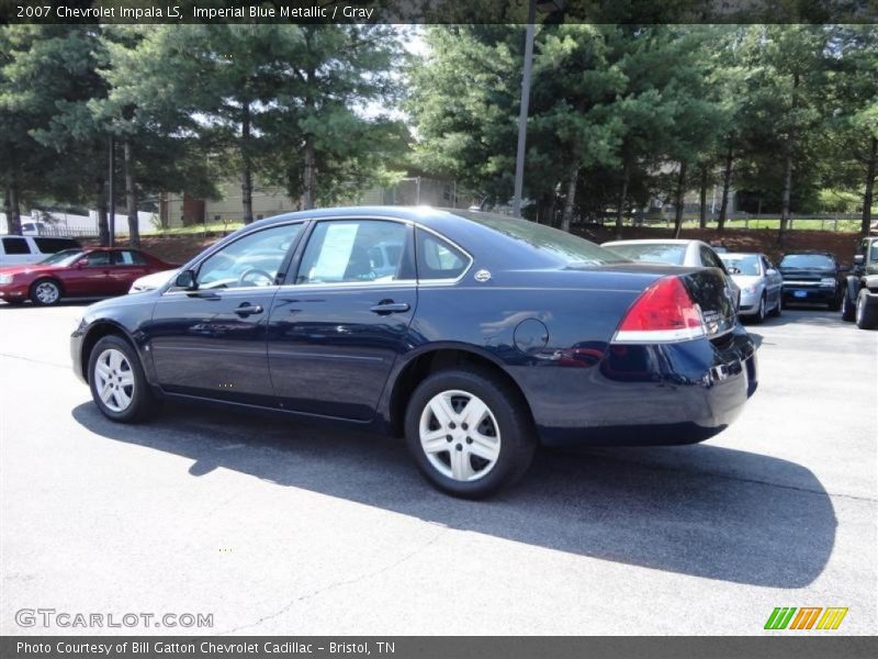Imperial Blue Metallic / Gray 2007 Chevrolet Impala LS
