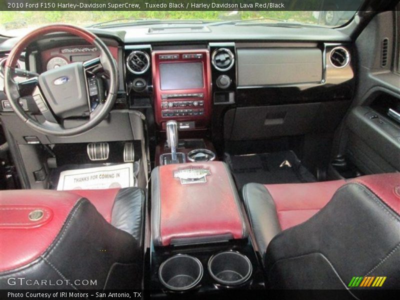 Tuxedo Black / Harley Davidson Lava Red/Black 2010 Ford F150 Harley-Davidson SuperCrew