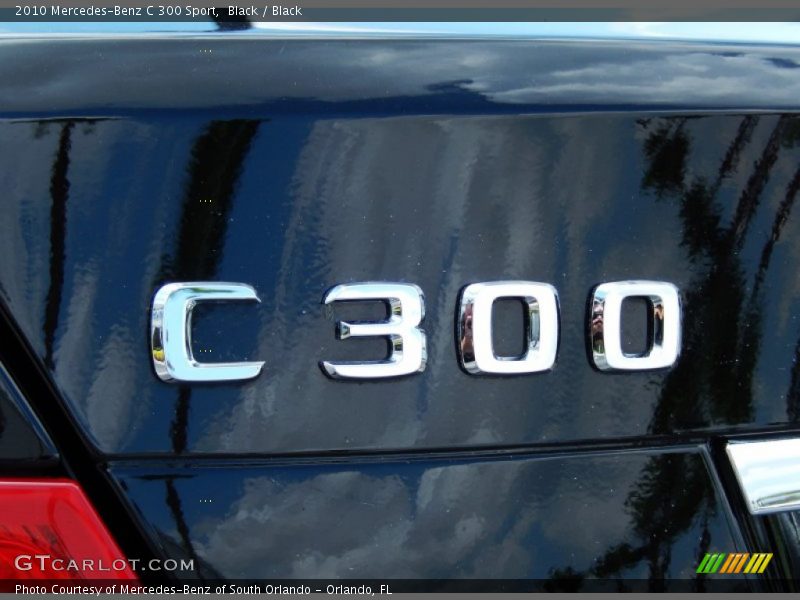 Black / Black 2010 Mercedes-Benz C 300 Sport