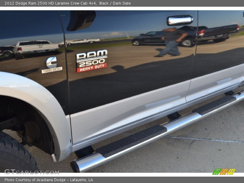Black / Dark Slate 2012 Dodge Ram 2500 HD Laramie Crew Cab 4x4
