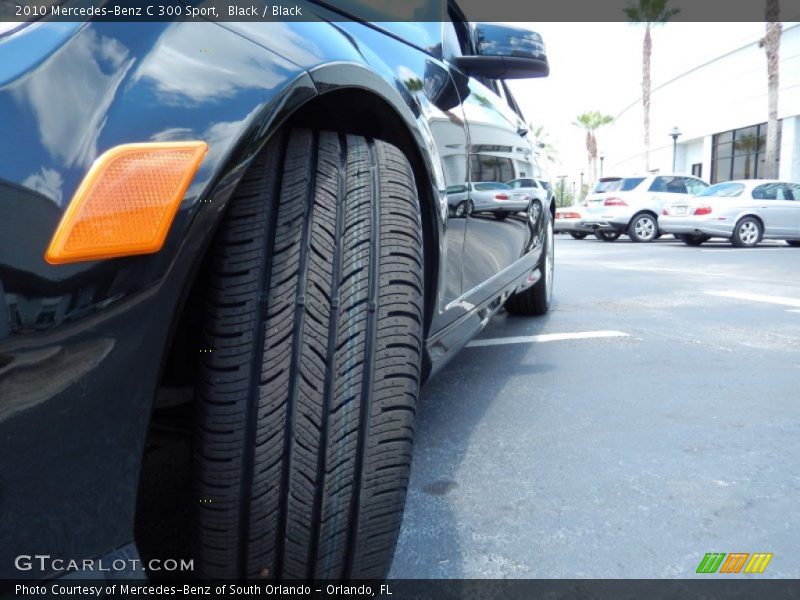 Black / Black 2010 Mercedes-Benz C 300 Sport