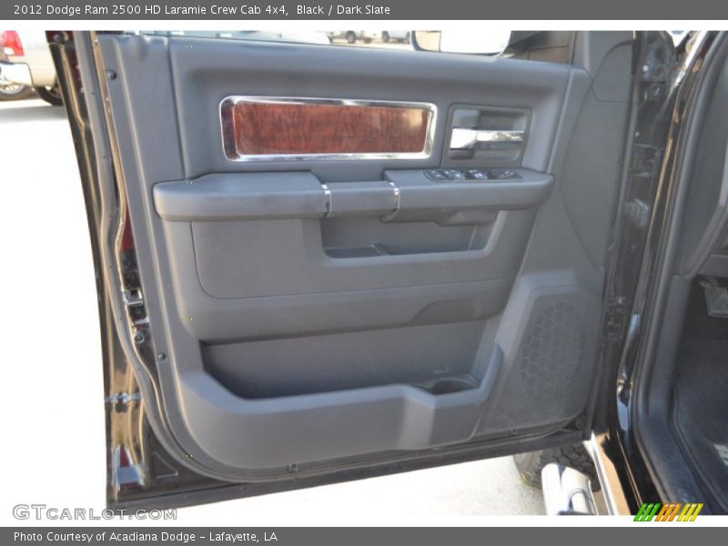 Black / Dark Slate 2012 Dodge Ram 2500 HD Laramie Crew Cab 4x4