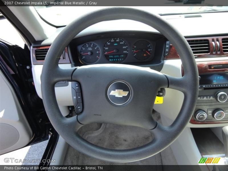 Imperial Blue Metallic / Gray 2007 Chevrolet Impala LS