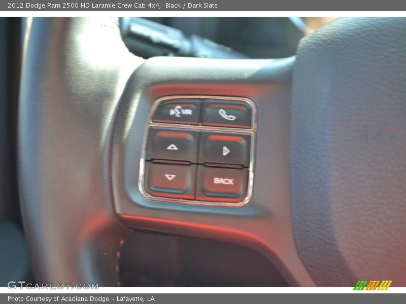 Black / Dark Slate 2012 Dodge Ram 2500 HD Laramie Crew Cab 4x4